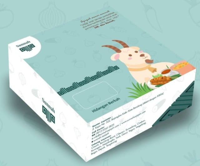 Hidangan Berkah dalam Kemasan Cantik